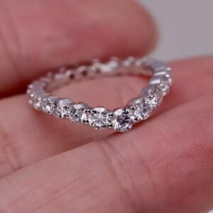 Modern Line Lab Diamond Eternity Ring