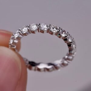 Delicate Thin Silver Circle Ring
