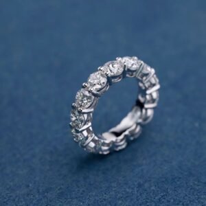 Infinity Sparkle Round Diamond Ring