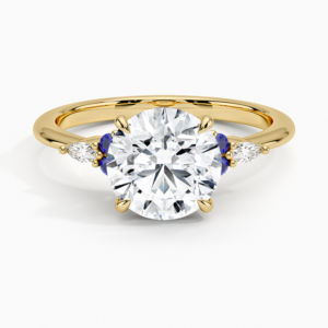 Nadia Sapphire and Diamond Ring